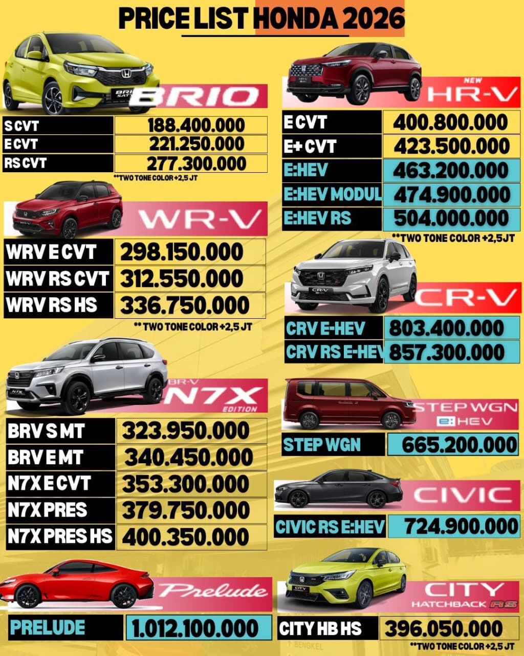 Daftar Harga